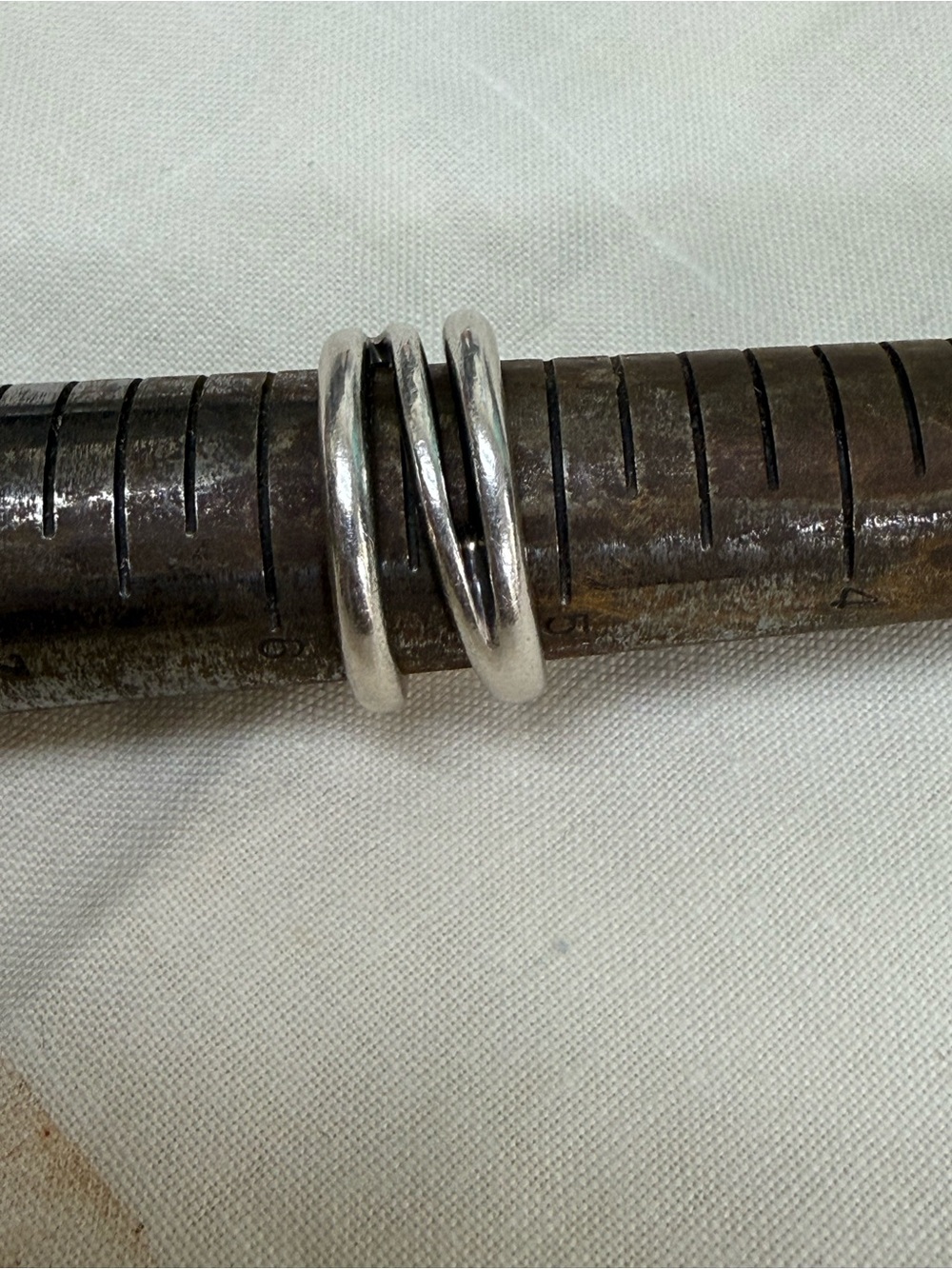 Tiffany & Co. Sterling Silver Triple Band Ring - Picture 4 of 4